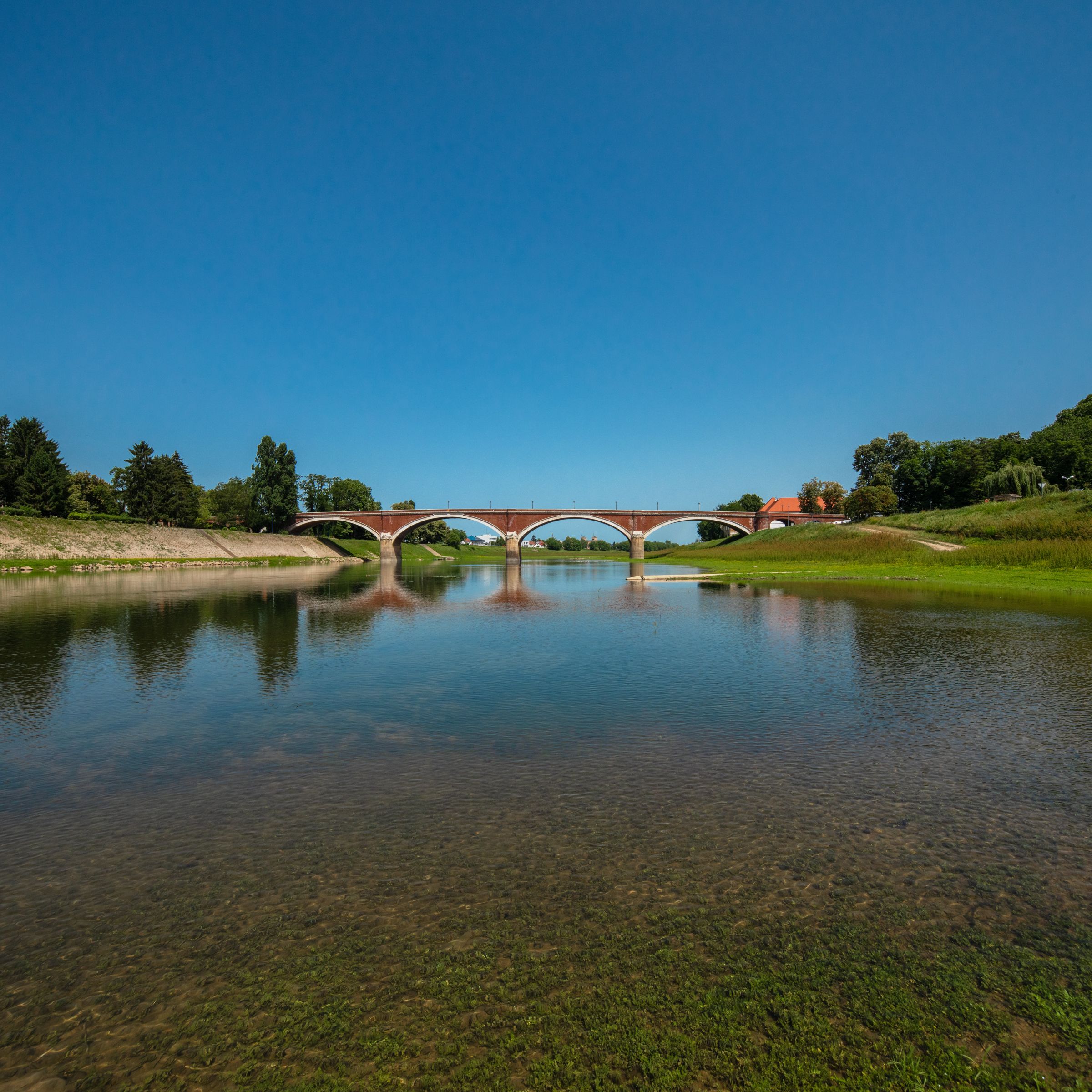 Kupa river in Sisak